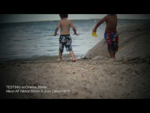 Rye Beach + Canon Vixia HF11 + Encinema 35mm DOF Adapater Test Video