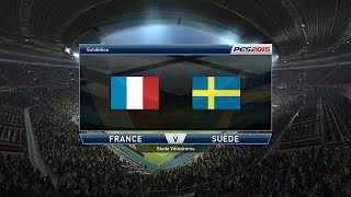 preview picture of video 'France - Suède [PES 2015] | Match Amical | CPU Vs. CPU'