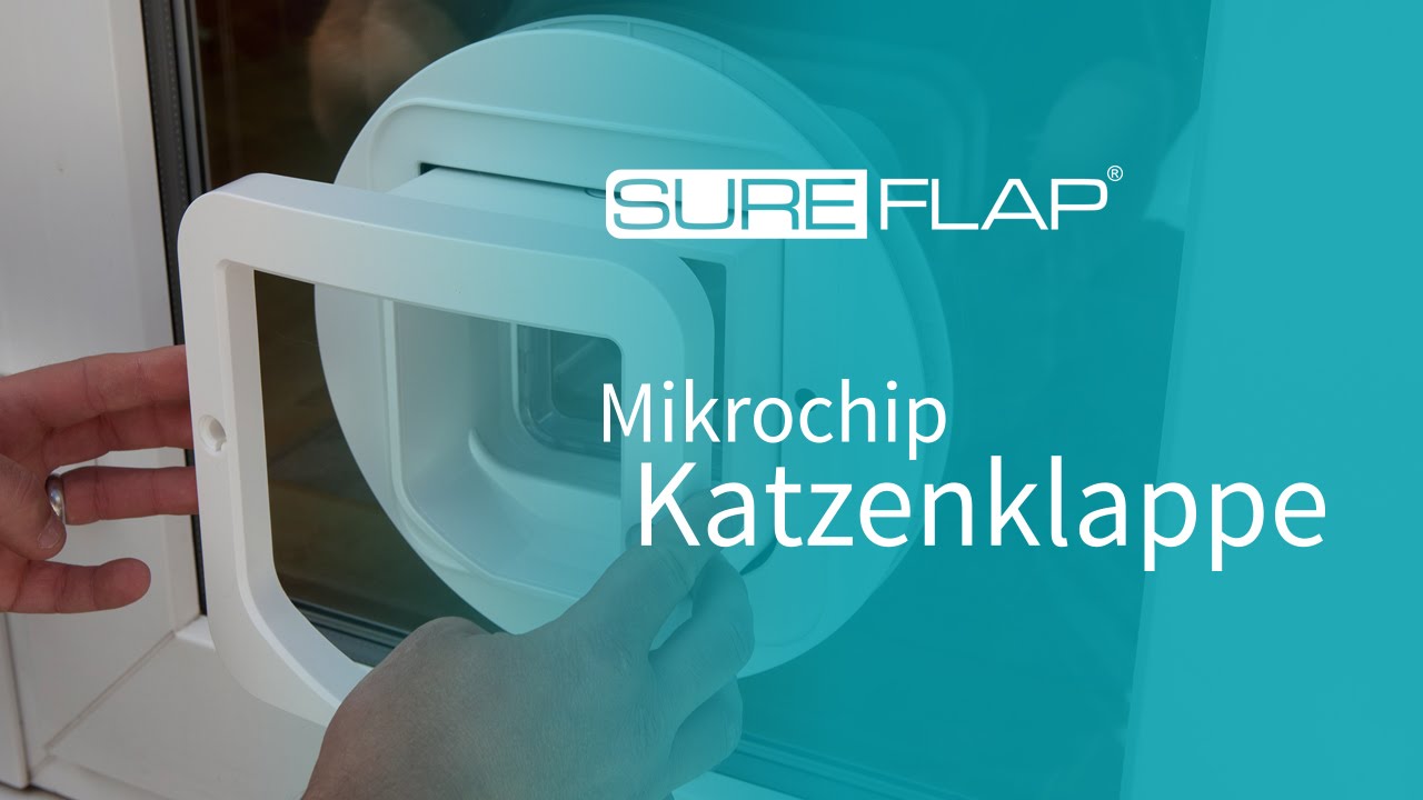 SureFlap Chatière DualScan Reconnaissance des micro-puces, 21 x 21 cm