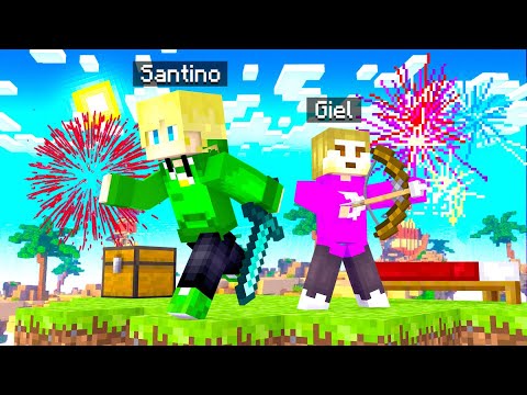 Santino -  We Are Locked In Bedwars!  (Minecraft)