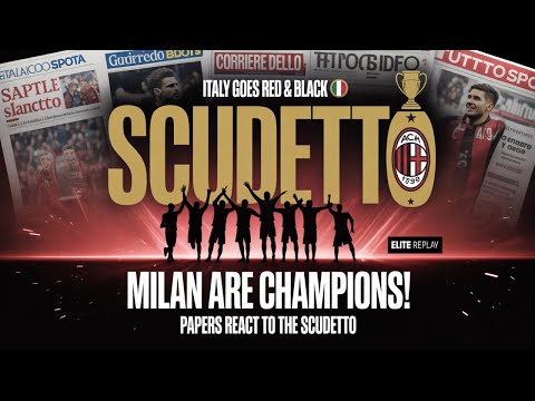 “AC Milan Scudetto Race Update 🏆 Hot Sunday for Scudetto, Milan First in Italian Papers!”