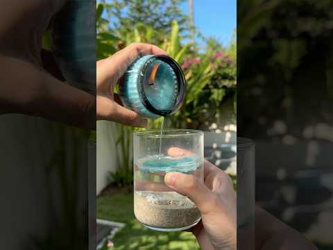 I made Ocean Water Candle 🕯️