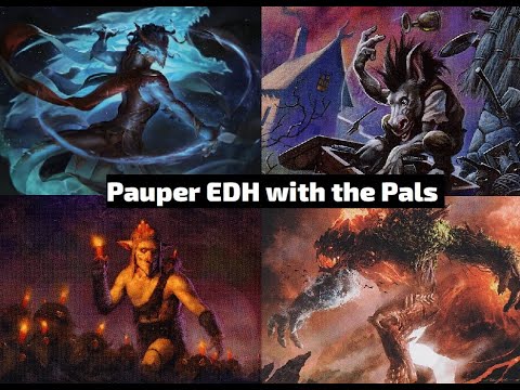 Pauper EDH with the Pals featuring Lozhan vs Noggle vs Mad Ratter vs Fusion Elemental!