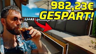 RAUBKOPIERT: Durch SELBER BAUEN habe ich … | #xxl #garten #lounge #sitzbank #designermöbel