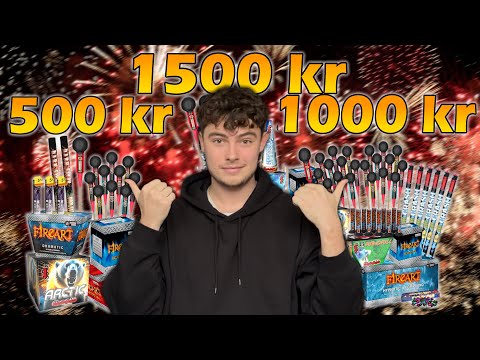 Mest Muligt Fyrværkeri Til 500, 1000 & 1500 kr | 2025-2026