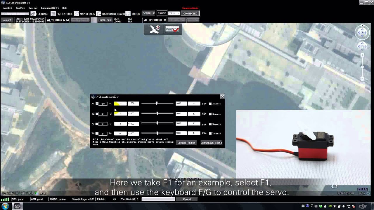 2,4Ghz BT datalink modul +iPad Ground Station s licencí Waypoint