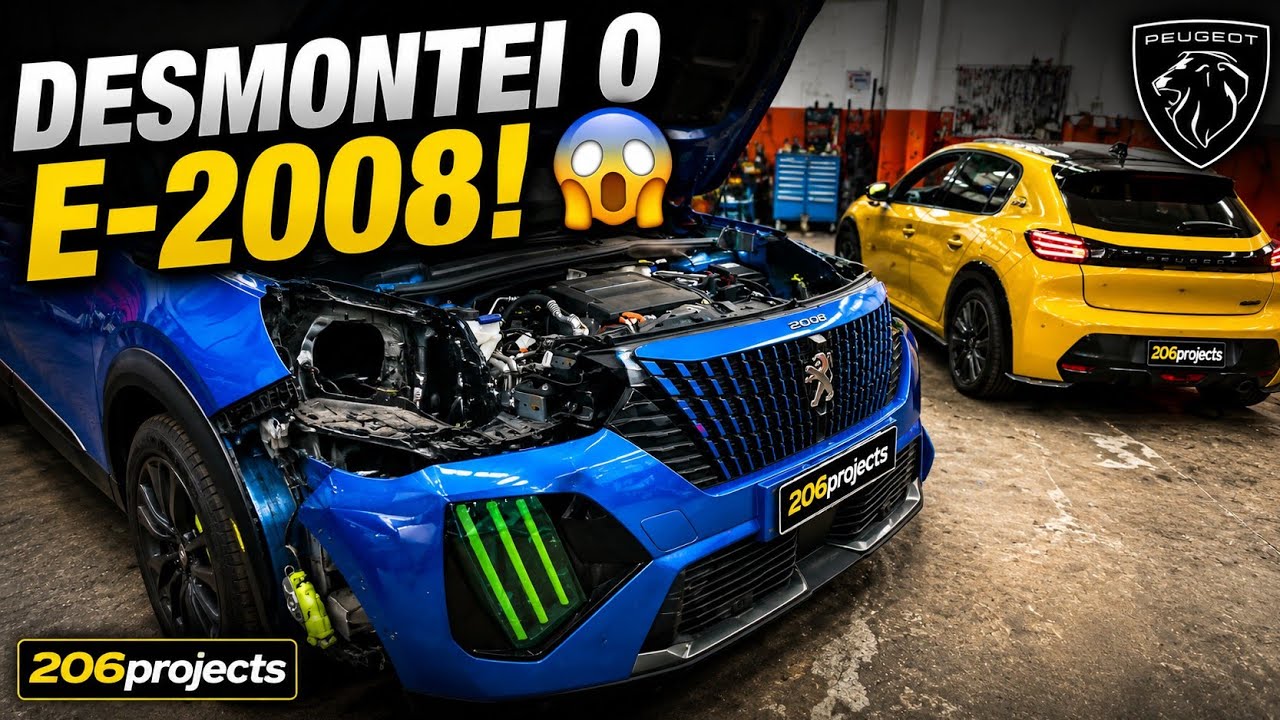 ARRANQUEI OS FAROIS DO E-2008!!