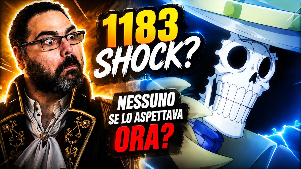 ONE PIECE 1183 REACTION con sommobuta! BROOK RIVOLUZIONA TUTTO??? | Lettura, analisi, teoria