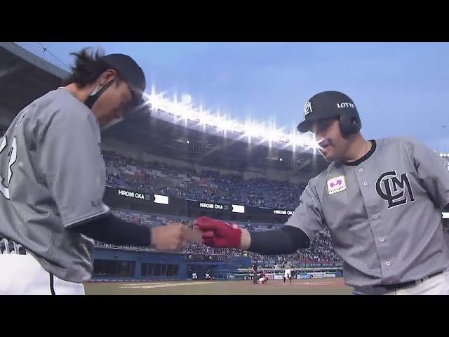 【2回裏】幕張で開店!! マリーンズ・レアードの今季第5号ソロホームランで先制!! 2022年5月19日 千葉ロッテマリーンズ 対 東北楽天ゴールデンイーグルス