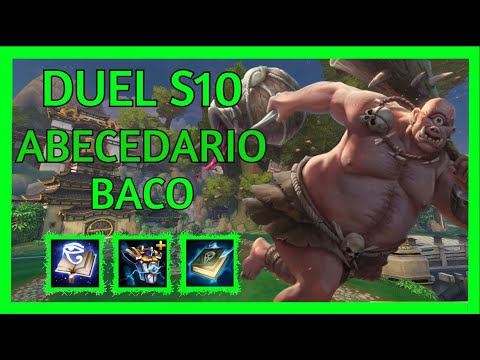 SMITE  DUEL ABECEDARIO S10 - BACO - EL CICLOPE AL FIN ES JUGABLE