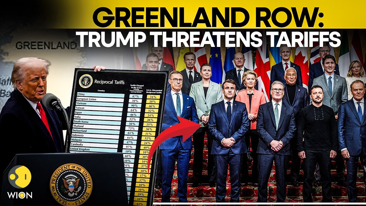US-Greenland: Trump Warns of New Tariffs on Countries Opposing Greenland Takeover | WION Originals