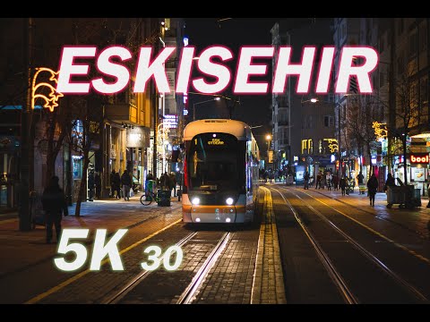 [5K] Turkey Eskişehir Tram | İsmet İnönü to Yunus kent | ASMR | Winter 2022 | Eskisehir City