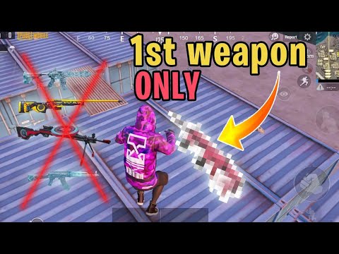 FIRST Weapon ONLY Challenge | PUBG Mobile