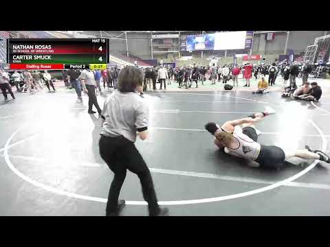 195 Lbs Cons. Round 3 - Nathan Rosas, ISI School Of Wrestling Vs Carter Smuck, Iowa 5492