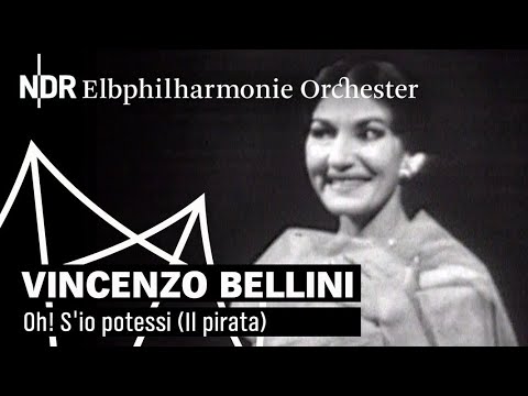 Maria Callas sings Bellini: "Oh! S'io potessi" (1959) | Il pirata | NDR Elbphilharmonie Orchestra
