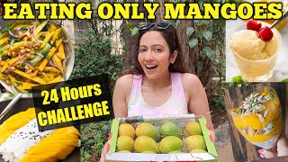I Ate Only MANGOES For 24 Hours Challenge🥭 Tried Innovative Recipes 😅 | DOWNLOAD THIS VIDEO IN MP3, M4A, WEBM, MP4, 3GP ETC