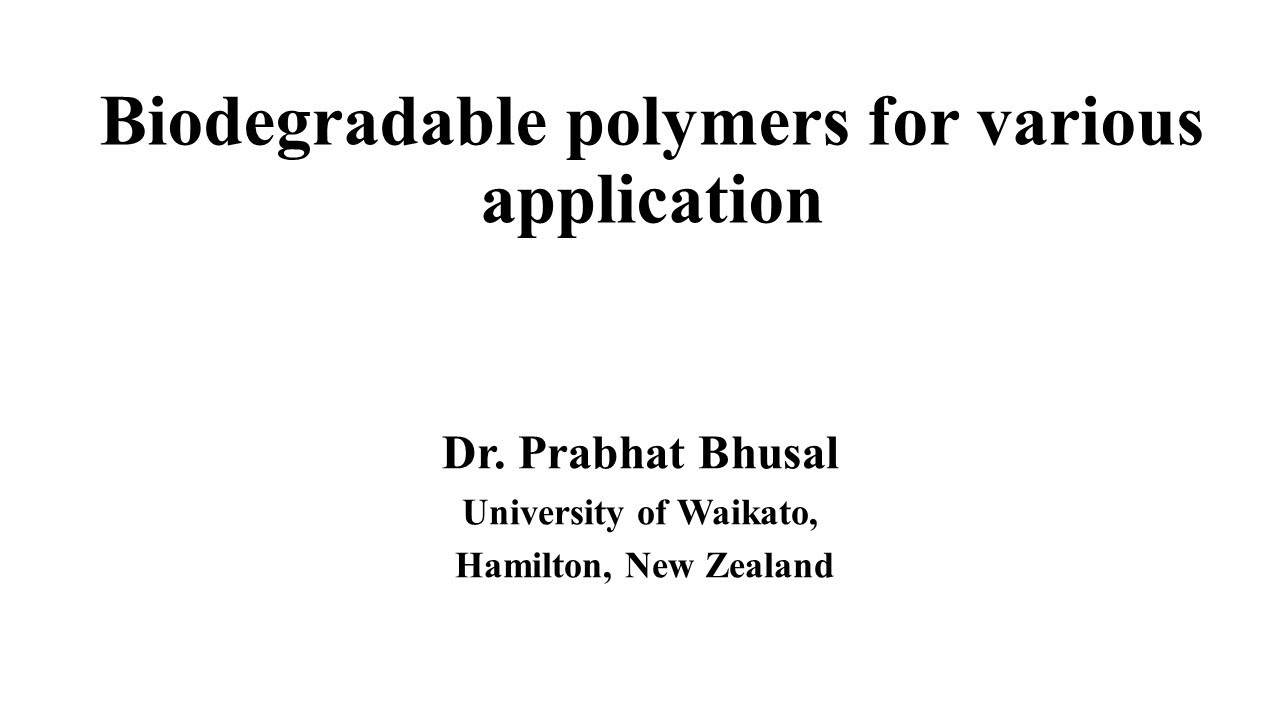 Biodegradable polymers for various application