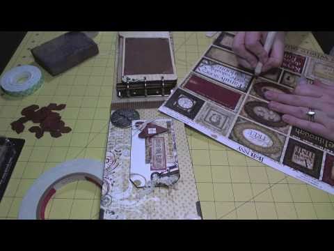 Scrapbook Mini Album: "World's Best Dad", Part Two