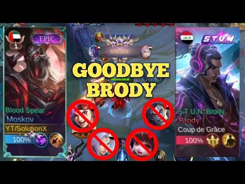 Savage - Goodbye Brody You Can't Bet Moskov - Mobile Legends #mlbb