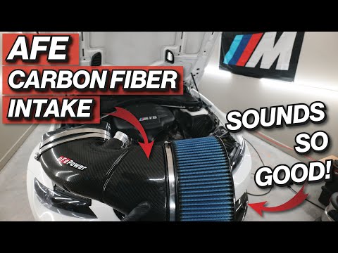 BMW E9X M3 AFE CARBON FIBER INTAKE INSTALL - LOOKS AND SOUNDS INSANE - Bmw E90 E92 E93 Intake System