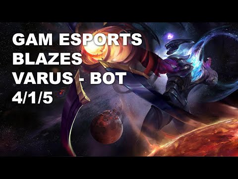 GAM Esports Blazes Bot Varus vs Miss Fortune - KR Master Patch 10.9