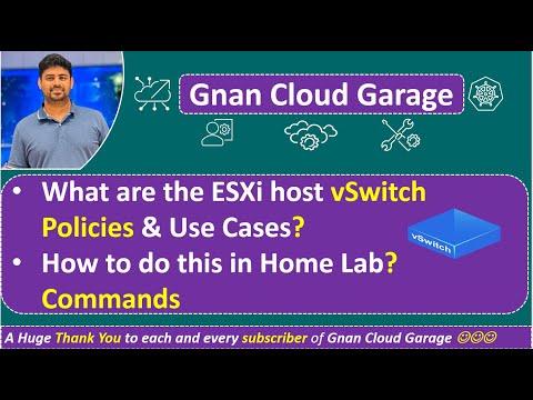 10. ESXi Host vSwitch Policies & Use Cases | Home Lab Tutorial | Mastering with Commands!