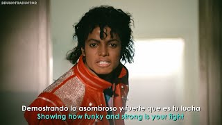 Michael Jackson - Beat It // Lyrics + Español // Video Official