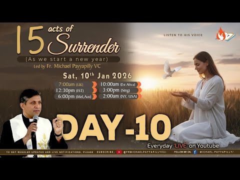 Listen to His Voice - 15 Acts of Surrender - Day 10