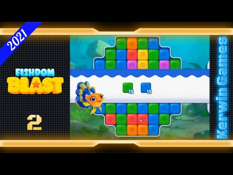 Fishdom Blast Level 2 - No Boosters - 20 moves (2021)