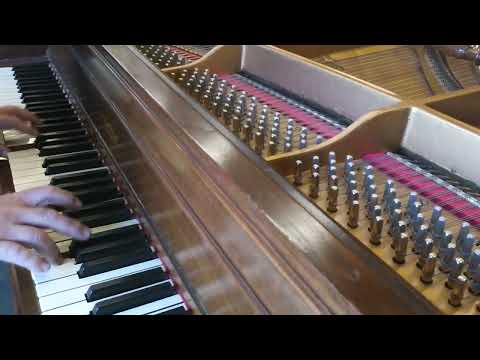 Chas M. Stieff Baltimore Grand Piano 5'4" Mahogany Unique image 12