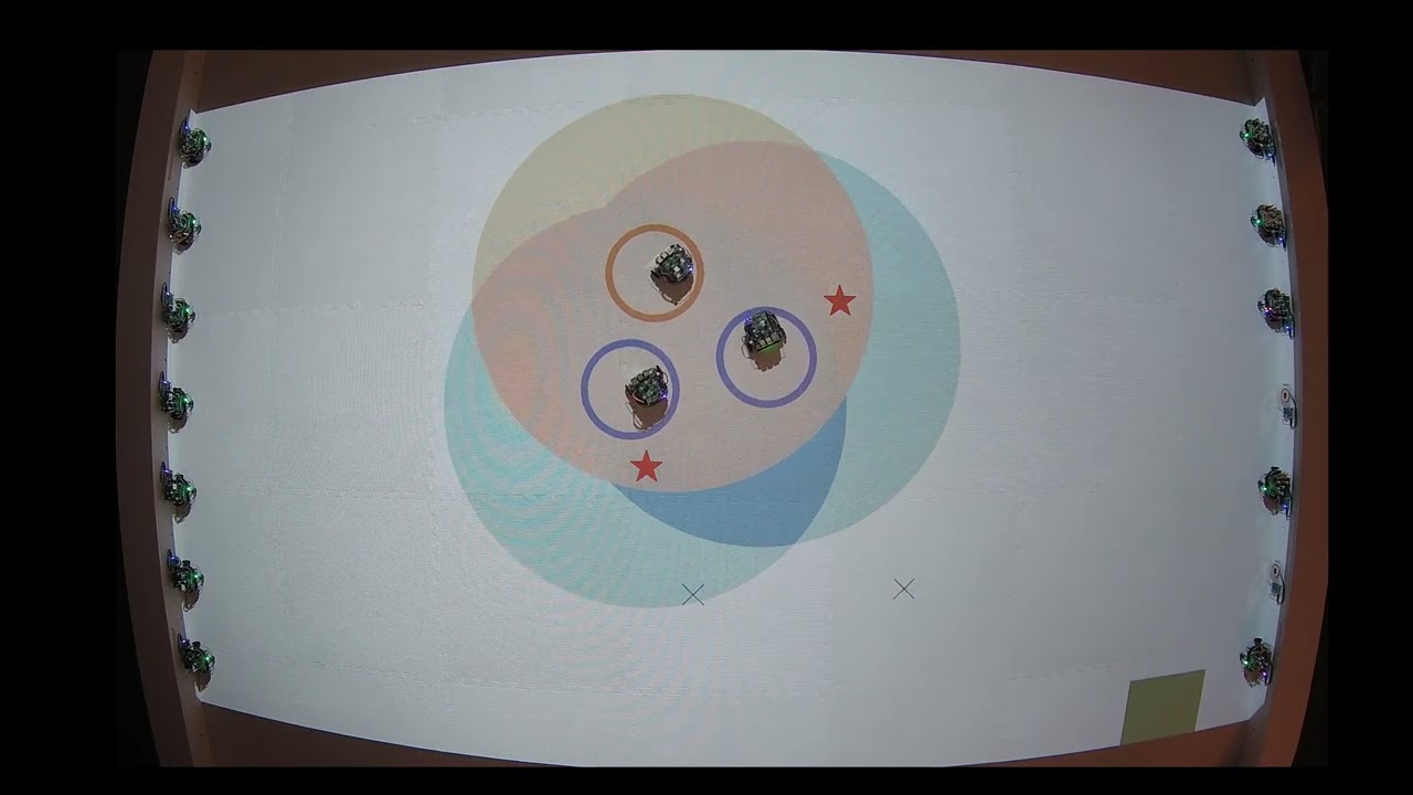 Search and Rescue Deliveries (UCI Robot Ecology Lab Robotarium)