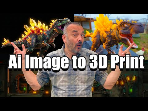 Gemini to 3D Print: Full Hitem3D AI Workflow (From Prompt to Paint)