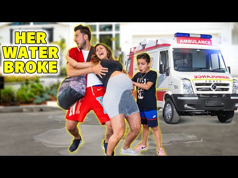 My WATER BROKE Prank!! UNEXPECTED 😱 | The Royalty Family