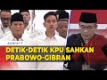 Detik-Detik KPU Sahkan Prabowo-Gibran Sebagai Pemenang Pilpres 2024