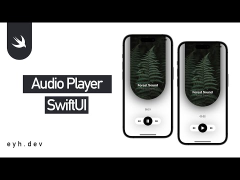 Custom Audio Player Using SwiftUI - AVAudioPlayer Using SwiftUI - SwiftUI Tutorial