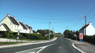 preview picture of video 'Driving Along Rue Notre Dame, Rue du Château d'Eau & Rue des Jeannettes, Erquy, Brittany, France'
