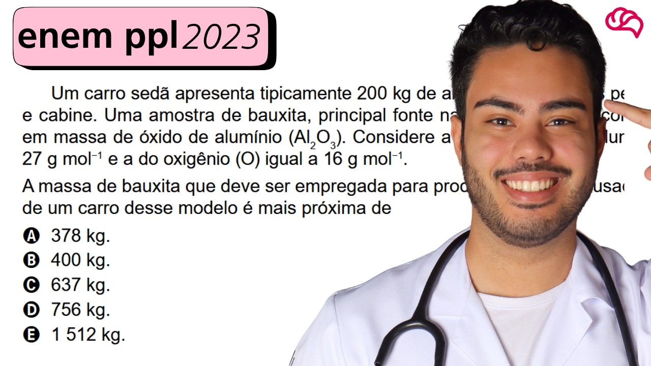 Resolução em Vídeo — Questão 95 ENEM 2023 PPL