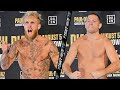 Jake Paul vs Nate Diaz • FULL CEREMONIAL WEIGH IN & FACE OFF VIDEO