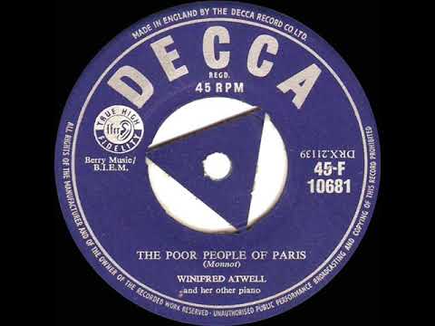 1956 Winifred Atwell - The Poor People Of Paris (#1 UK hit)