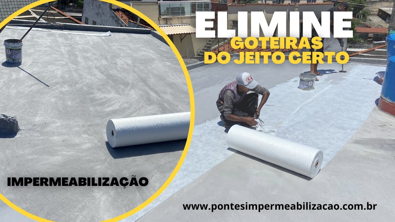 Elimine infiltração e VAZAMENTO com manta BIDIM e manta LÍQUIDA