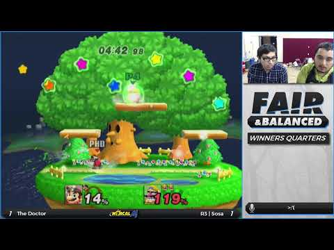 “Fair and Balanced” – The Doctor (Mario) v. R3 | Sosa (Wario) – Winners Quarters