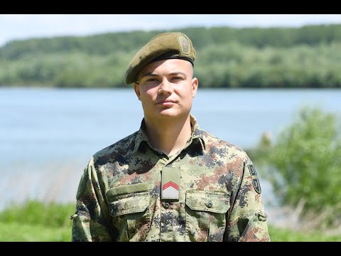 Slušalac kursa za podoficire Željko Milić | Inžinjerijska obuka vojnika i budućih podoficira na Savi