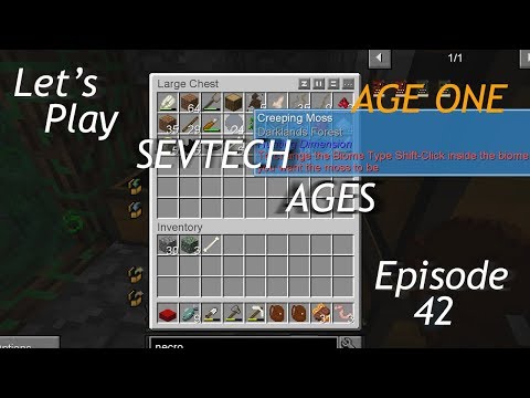 Minecraft Sevtech Ages Episode 42: Taking a piece of the Darklands Home with Us