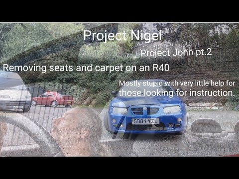 Project John pt.2: R40 seat and carpet removal