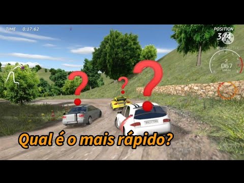 Rally Fury - qual é o carro mais Rápido?