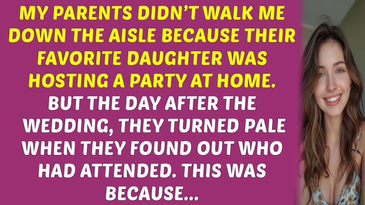 My Parents Missed My Wedding Day Because of My Sister's Party – The Choice That Left Me Heartbroken