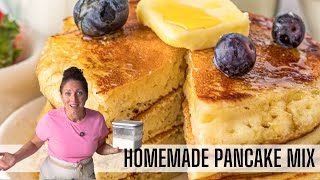 PANCAKE MIX FROM SCRATCH | perfect to keep in the pantry!