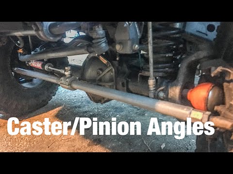 How to Check Caster and Pinion angle on your Jeep or Truck