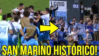 SAN MARINO VENCE UMA PARTIDA OFICIAL APÓS 20 ANOS! - VEJA A REAÇÃO DOS JOGADORES!