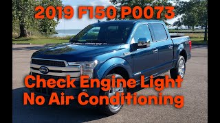 2015-2020 F150 P0073 Check Engine Light and No Air Conditioning Right Mirror Replacement